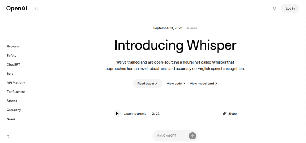 Can ChatGPT Transcribe Audio? Full Guide for 2025 Whisper by OpenAI
