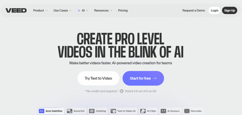 Videogen vs Veed.io – Detailed Comparison of AI Video Editors Veed.io