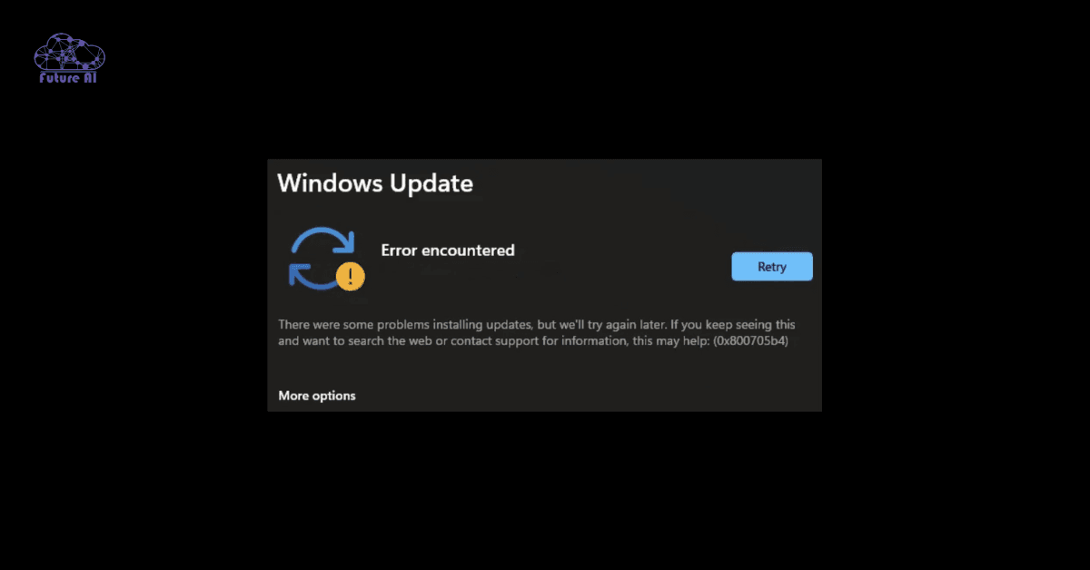 net stop wuauserv net stop bits rename CWindowsSoftwareDistribution SoftwareDistribution.old net start wuauserv net start bits (1) Windows 11 Update Error 0x800705b4