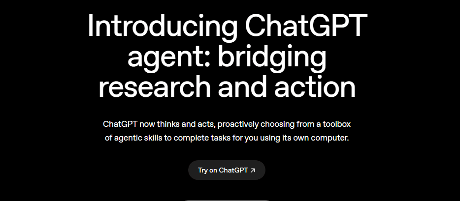 ChatGPT Agent ChatGPT Agent