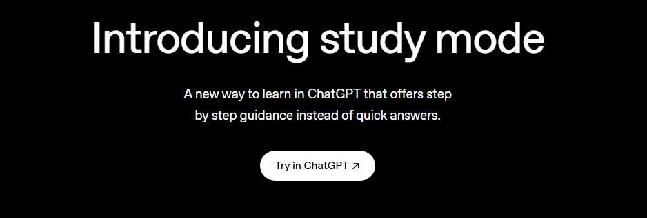 ChatGPT Study Mode ChatGPT Study Mode