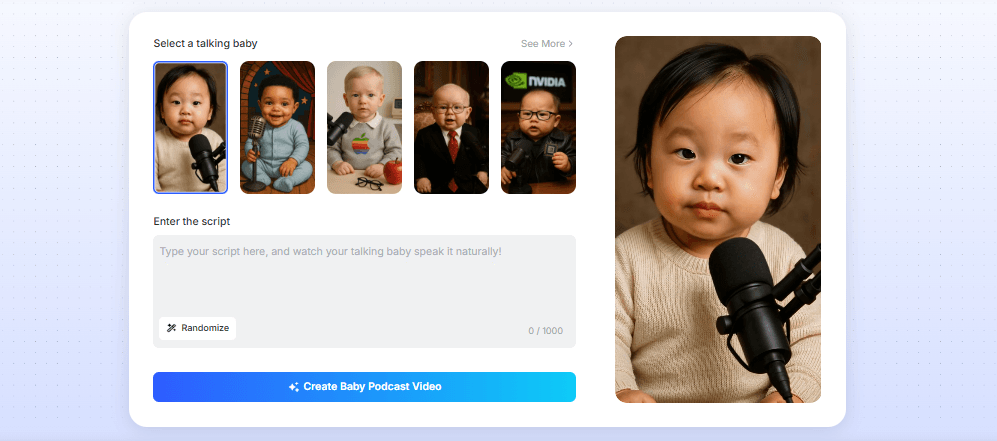 JoggAI Baby Podcast Generator JoggAI Baby Podcast Generator