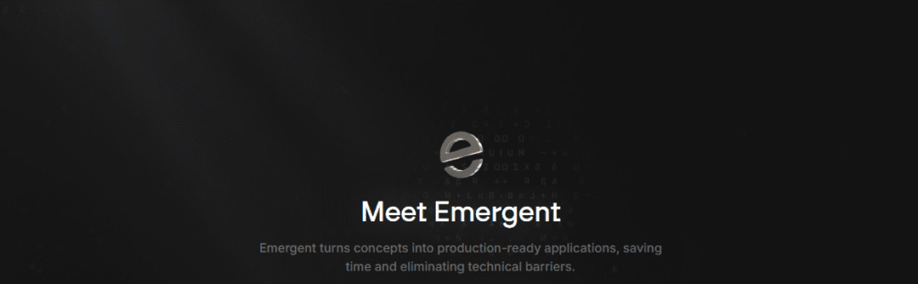 AI App Builder Emengent AI App Builder Emengent