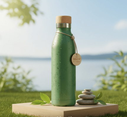 Pippit AI Water Bottle ad create by Pippet Ai