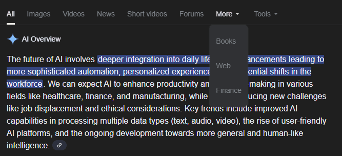 Turn Off AI on Google